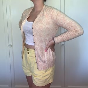Light Pink Pattern Cardigan